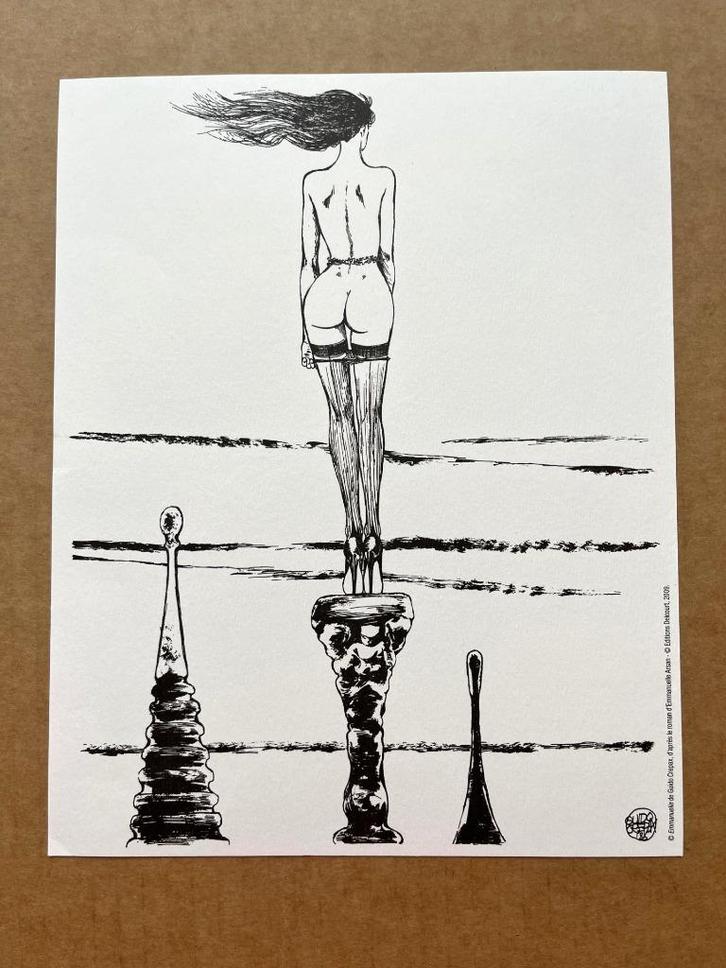 Ex Libris - Emmanuelle - Guido Crépax - Delcourt 2009, Livres, BD, Envoi