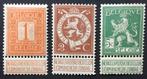 1912. Cijfer + Leeuw. MNH., Postzegels en Munten, Postzegels | Europa | België, Overig, Ophalen of Verzenden, Orginele gom, Postfris