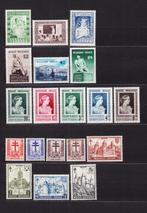 België 1951 4 betere reeksen, Verzenden, Postfris, Spoor van plakker