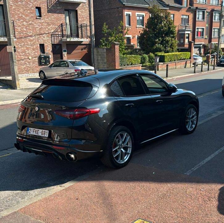 alfa romeo stelvio, Auto's, Alfa Romeo, Particulier, Stelvio, Stuurwielverwarming, Diesel, Euro 6, 5 deurs, Automaat, Zwart, Zwart