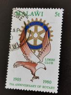 Malawi 1980 - Rotary, Affranchi, Enlèvement ou Envoi