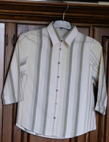 Blouse met driekwartsmouwen - Cassis - maat 44 - € 15 beschikbaar voor biedingen