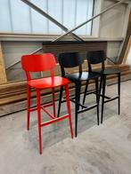 Bar stoelen, Huis en Inrichting, Stoelen, Ophalen, Gebruikt, Drie, Italiaans design.