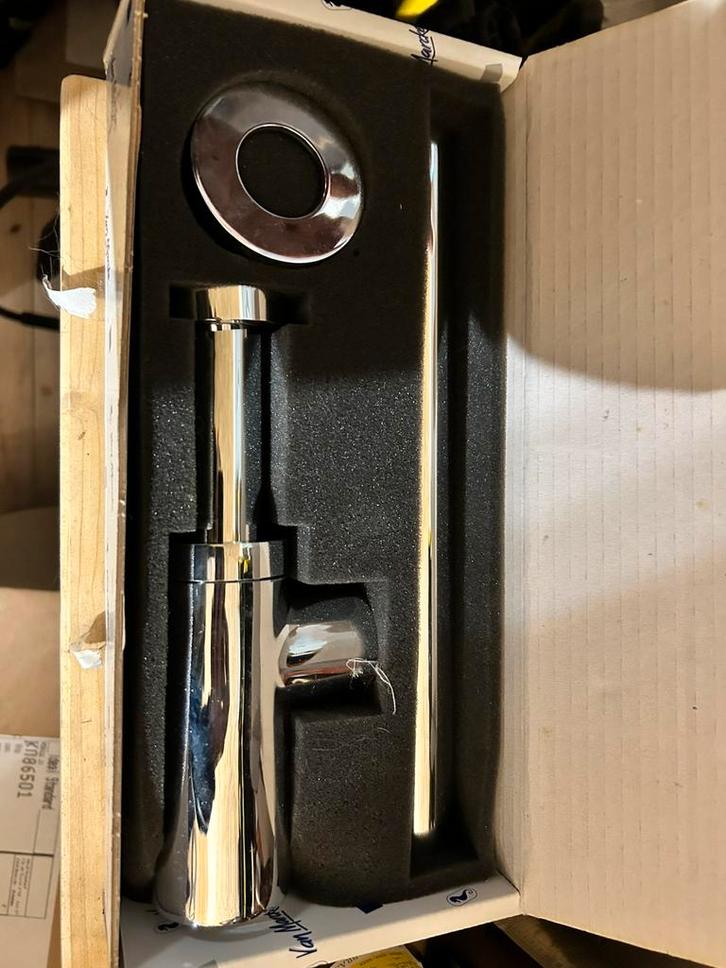 Volledige aansluitset lavabo Jado/Van Marcke, Bricolage & Construction, Sanitaire, Neuf, Lavabo, Chrome, Enlèvement