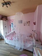 Bed wit Bopita - 90 x 200, Huis en Inrichting, Slaapkamer | Bedden, Ophalen, 90 cm, Eenpersoons, Wit