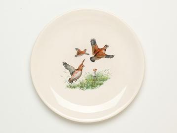 Assiettes vintage Villeroy & Boch Wild Scene 18,5 cm 