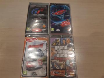 PSP games : 4 spelletjes in 1 Lot te koop beschikbaar voor biedingen