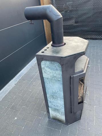 Speksteenkachel, Huis en Inrichting, Ophalen, Zo goed als nieuw, Houtkachel