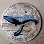 munt Zambia 1000 kwacha 2014:blauwe walvis, Postzegels en Munten, Munten | Afrika, Verzenden, Zambia