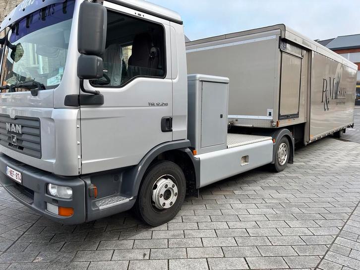 Marktwagen , trekker + oplegger ., Auto's, Vrachtwagens, Particulier, MAN, Ophalen