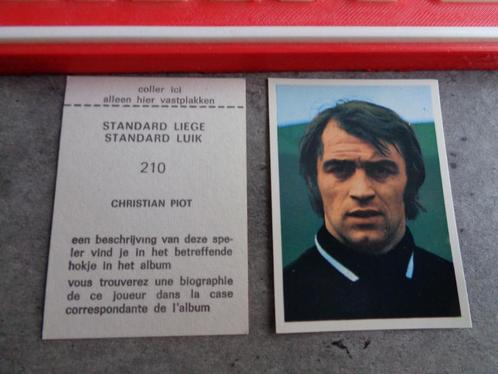 Voetbal prent STANDARD LUIK PIOT  anno 1973/74  ed. Vande, Hobby en Vrije tijd, Stickers en Plaatjes, Verzenden