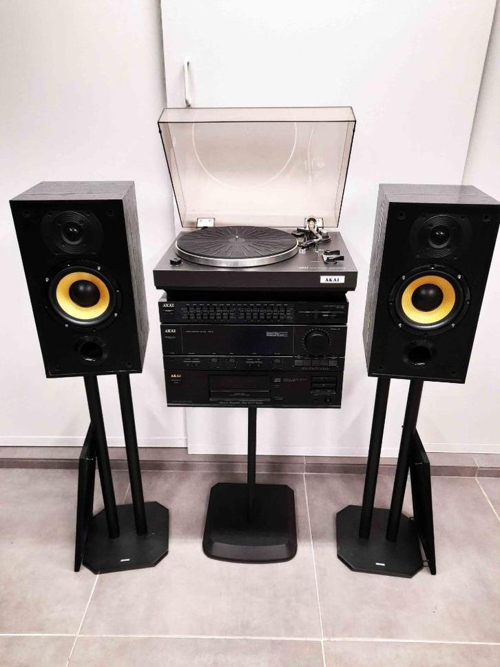AKAI set met of zonder B&W luidsprekers alles apart te koop, Audio, Tv en Foto, Stereoketens, Zo goed als nieuw, Akai, Ophalen of Verzenden
