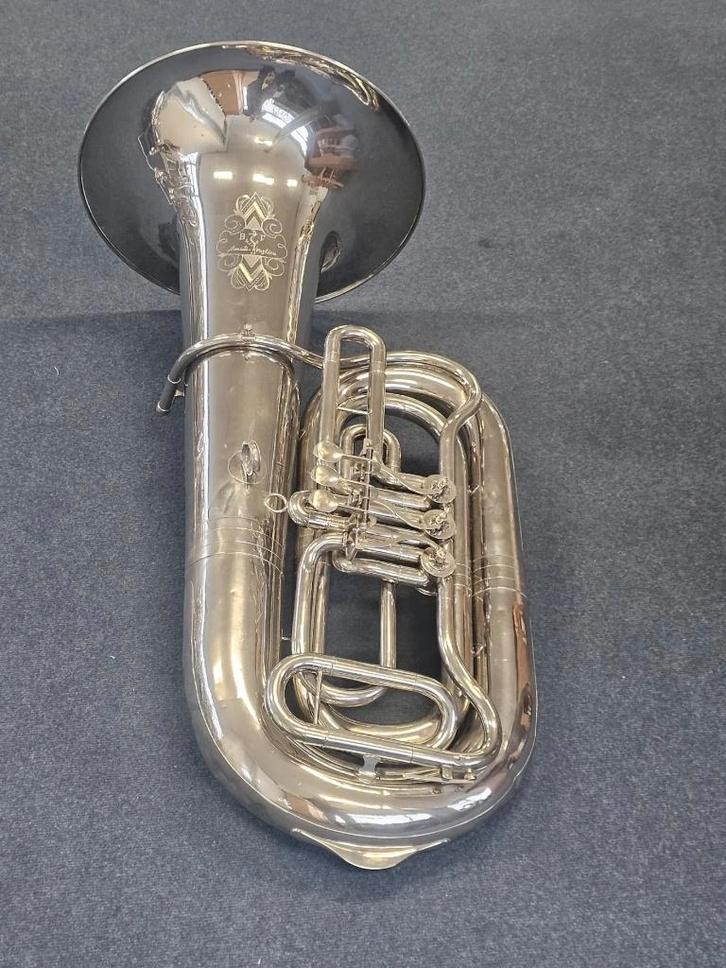 B&F Amati Kraslice 4/4 BBb Tuba, Muziek en Instrumenten, Blaasinstrumenten | Tuba's, Gebruikt, Tuba in si bemol, Ophalen