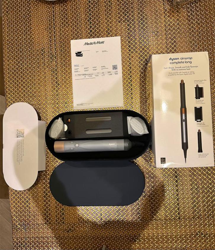 DYSON Airwrap Complete Long nickel/cuivre, Electroménager, Équipement de Soins personnels, Neuf, Soin des cheveux, Enlèvement ou Envoi