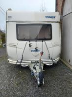 Fendt Saphir 515 SKM, Caravans en Kamperen, Caravans, Particulier, Uitbouw voortent, Fendt