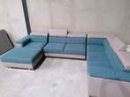 lounge / u zetel, Huis en Inrichting, Zetels | Zetels, 300 cm of meer, 150 cm of meer, Gebruikt, Leer