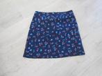GSP blauwe rok met motief maat B. 42 - F. 44 - NL./D. 40, Kleding | Dames, Blauw, Maat 42/44 (L), Ophalen of Verzenden, Zo goed als nieuw