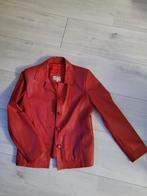 Rood leren jas, Vêtements | Femmes, Vestes & Costumes, Enlèvement, Comme neuf, Taille 42/44 (L), Rouge