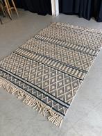 Tapijt blauwgroen/wit, Ophalen, 100 tot 150 cm, Nieuw, 150 tot 200 cm