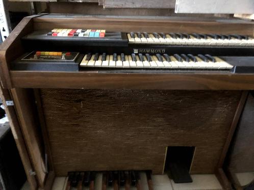 kapot Hammond-orgeltje, gratis op te halen!, Muziek en Instrumenten, Orgels, Gebruikt, Hammondorgel, 2 klavieren, Ophalen