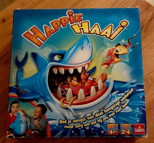 Spannend Happie Haai spel van Goliath, Hobby en Vrije tijd, Gezelschapsspellen | Bordspellen, Gebruikt, Ophalen of Verzenden