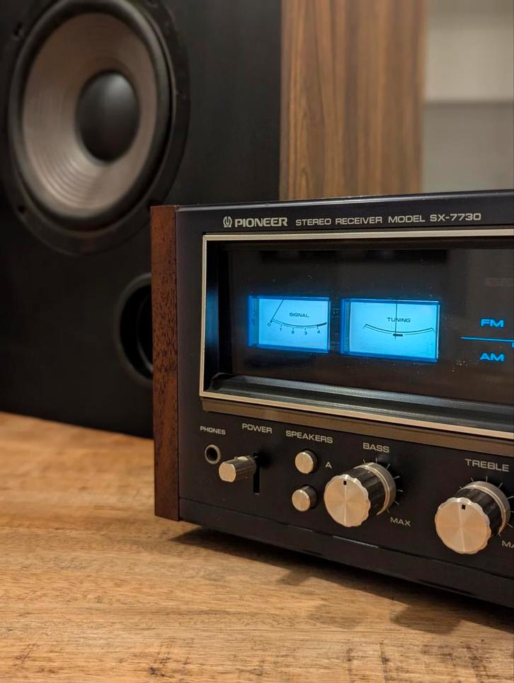 Vintage Pioneer SX-7730 Stereo Receiver, TV, Hi-fi & Vidéo, Chaîne Hi-fi, Haut-parleurs, Pioneer, Enlèvement