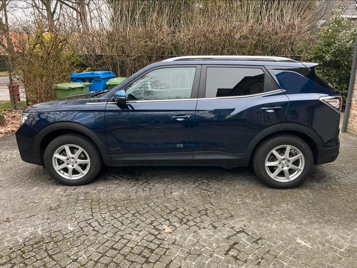 Ssangyong korande EV - 10/2022, Auto's, SsangYong, Particulier, Korando, Trekhaak, Elektrisch, Automaat, Blauw, Dealer onderhouden