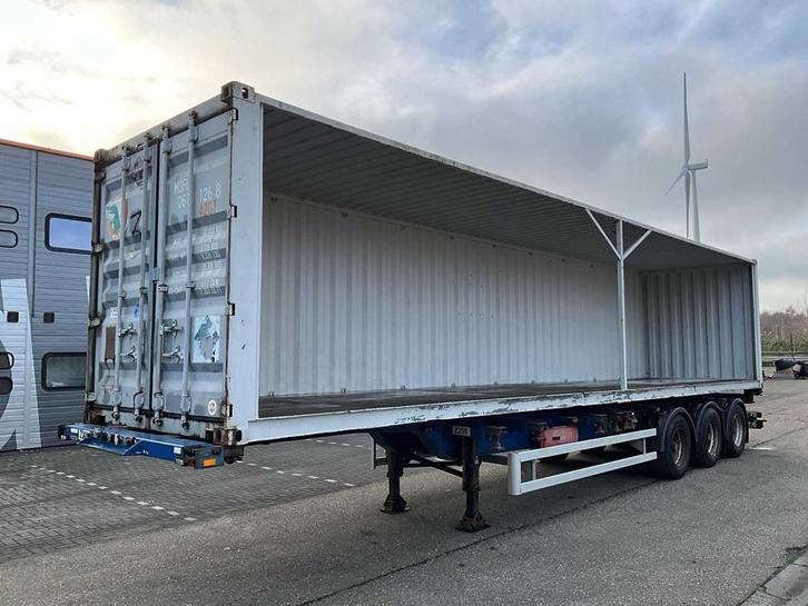 2008 Krone SD27 Container Chassis Met 40FT Container, Auto's, Vrachtwagens, Bedrijf, Aanhangers en Opleggers, Overige brandstoffen