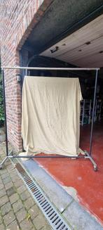 Rechte rek L 150 cm - hoogte 160 cm met wielen, Kleding | Dames, Kledingrekken, Ophalen, Met wielen, Gebruikt