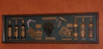  diorama/kastje wanddecoratie WIJNTHEMA  beschikbaar voor biedingen