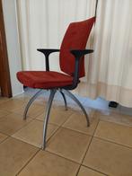Bordeauxrode stoel HÅG H05 5470 met armleggers, Huis en Inrichting, Stoelen, Ophalen, Zo goed als nieuw, Eén, Metaal