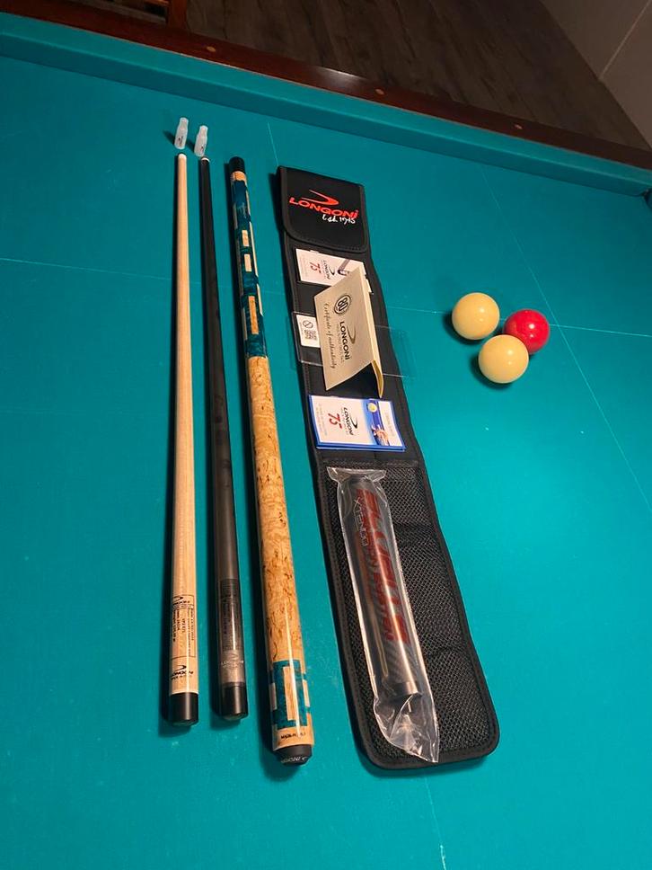 longoni evoluzione sky by marco zanetti, Sports & Fitness, Billards & Billards américains, Neuf, Enlèvement