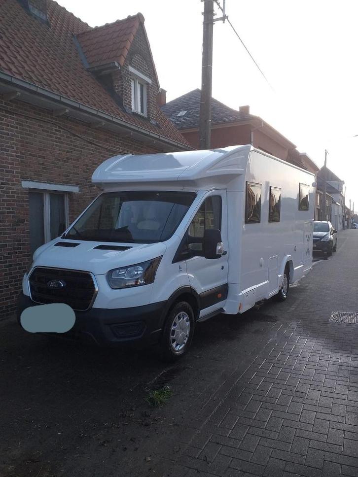 Mobilehome, Caravans en Kamperen, Mobilhomes, Particulier, tot en met 4, Half-integraal, Overige merken, Ford, Diesel, Handgeschakeld