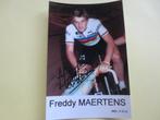 wielerkaart 1976 team flandria wk freddy maertens signe, Comme neuf, Envoi