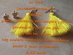 949 Parure : boucles d'oreilles, NEUF, frais de port inclus, Bijoux, Sacs & Beauté, Boucles d'oreilles, Jaune, Autres matériaux