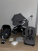 Bugaboo Fox 2 kinderwagen Mélangé/Gray  3-in-1 Complete, B, Voetenzak, Ophalen of Verzenden, Zo goed als nieuw