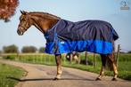 Profi-Rider regendeken Royal Blue fleece gevoerd 175 tm 215, Animaux & Accessoires, Chevaux & Poneys | Couvertures & Couvre-reins