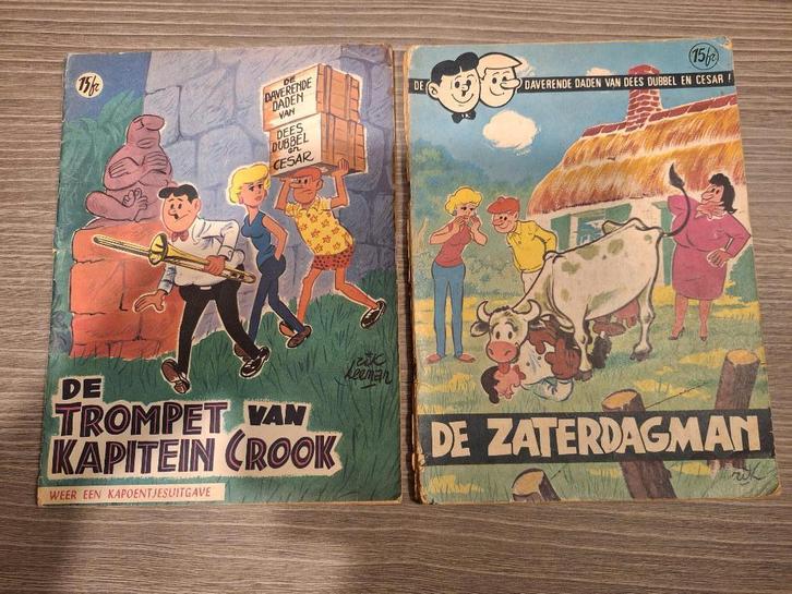 Lot Dees Dubbel en Cesar, Boeken, Stripverhalen, Gelezen, Meerdere stripboeken, Ophalen of Verzenden