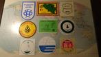 Set van 9 SUBBUTEO stickers - Tafelvoetbal - Vintage, Ophalen of Verzenden, Zo goed als nieuw