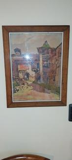 Aquarel Hugo Frey, Antiek en Kunst, Ophalen