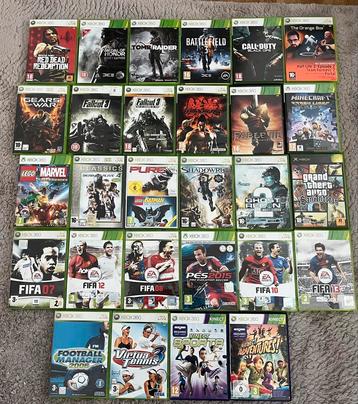 Xbox 360 games (zie beschrijving) beschikbaar voor biedingen