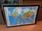 cadre d'échange avec carte du monde, Antiquités & Art, Enlèvement ou Envoi