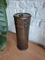 Oude houten cilinderkoker, Ophalen of Verzenden