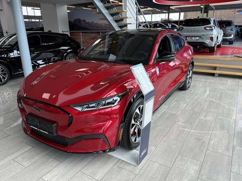 Ford Mustang Mach-E 99KWH-Extended Range AWD (automaat), Auto's, Ford, Te koop, Mustang, Lederen bekleding, Metaalkleur, Elektrisch
