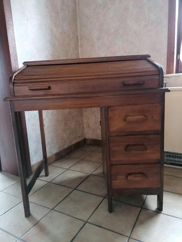 Houten schrijfbureau secretaire beschikbaar voor biedingen