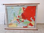 Vintage kaart Europa, Antiek en Kunst, Antiek | Schoolplaten, Aardrijkskunde, Ophalen