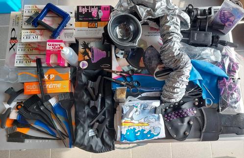 Pakket voor student kapper, Handtassen en Accessoires, Uiterlijk | Haarverzorging, Gebruikt, Haardroger, Ophalen