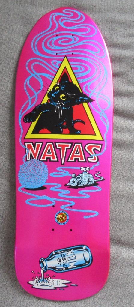 Natas Kaupas Kitten Pink Reissue Santa Cruz skateboard, Sport en Fitness, Skateboarden, Zo goed als nieuw, Skateboard, Ophalen