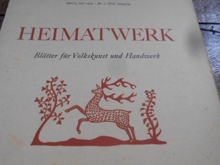 zurich, heimat, handwerk, zwitserland, jaren 50, Boeken, Hobby en Vrije tijd, Zo goed als nieuw, Borduren en Naaien, Ophalen of Verzenden