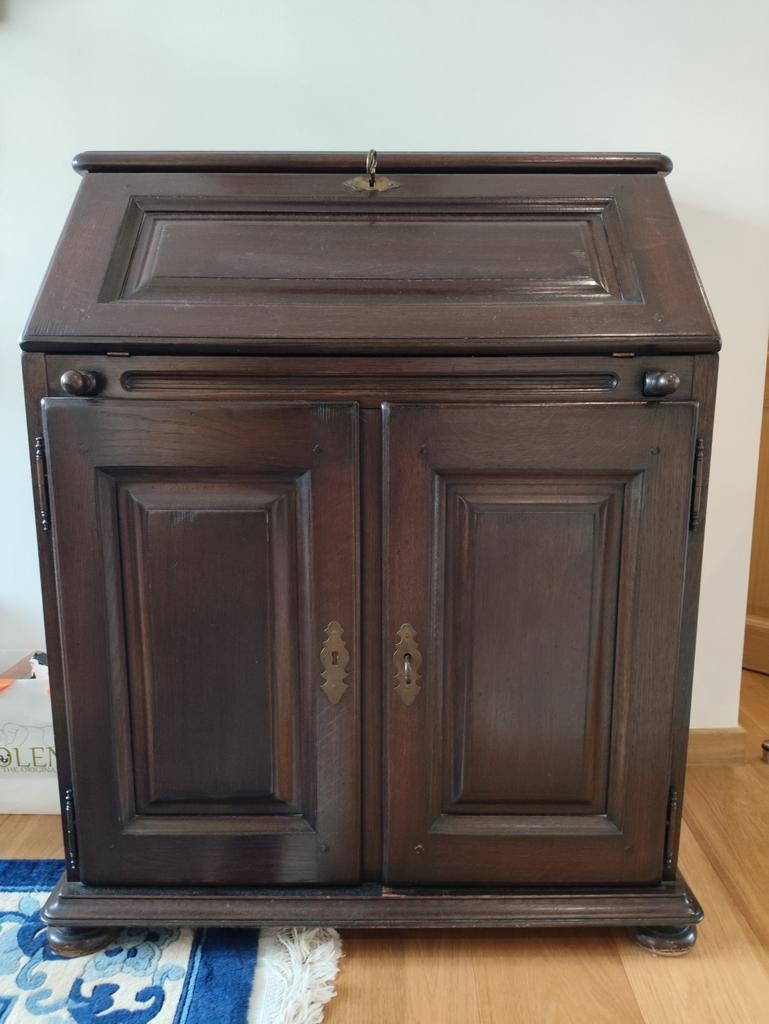 Secrétaire en bois brun foncé, super bon état, Enlèvement